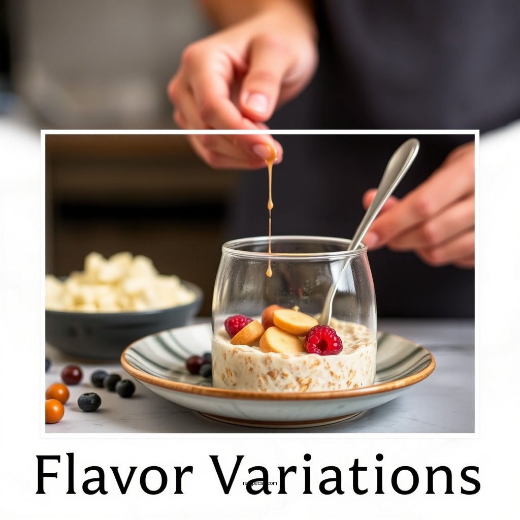 Flavor Variations - easy overnight oats recipe