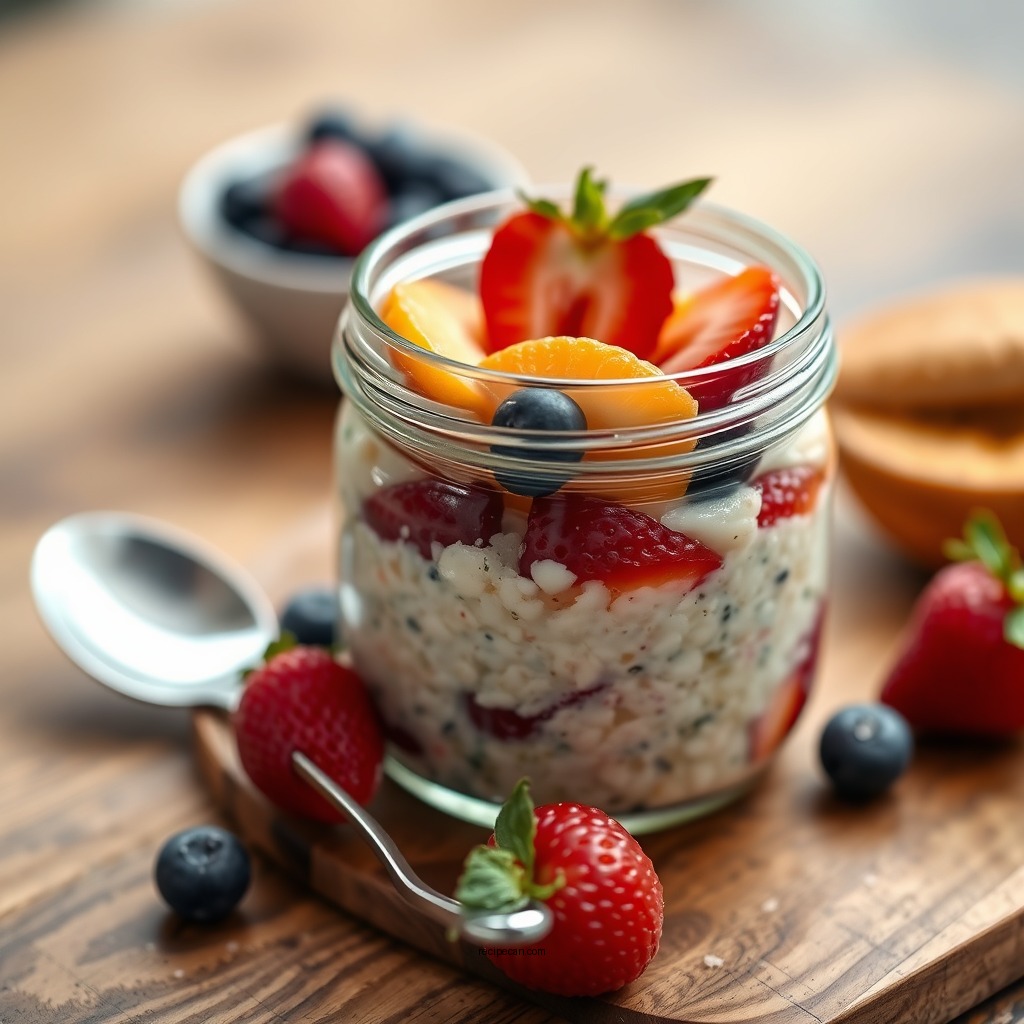 Fruit-Infused Overnight Oats - easy overnight oats recipes