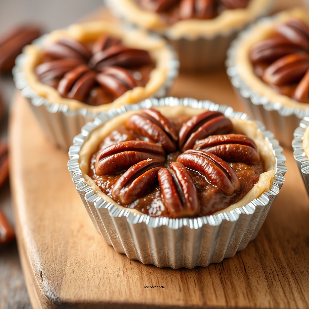 Mini Pecan Pies - easy pecan pie recipes
