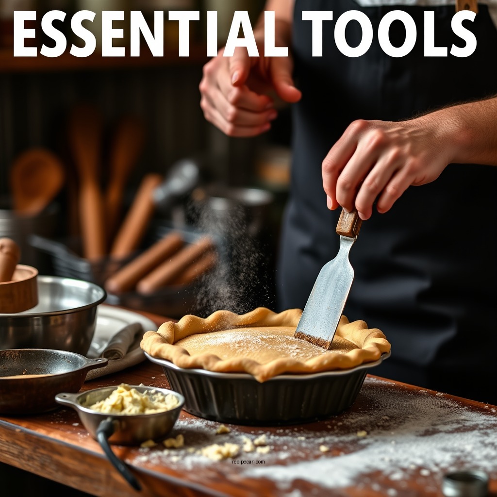 Essential Tools for Making Pie Crust - easy pie crust recipe by hand