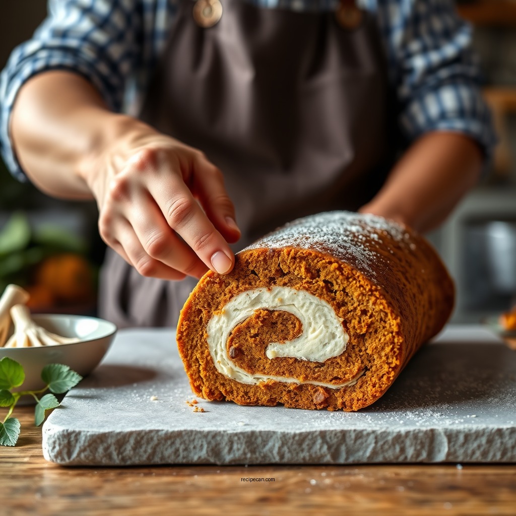 Step-by-Step Instructions - easy pumpkin roll recipe