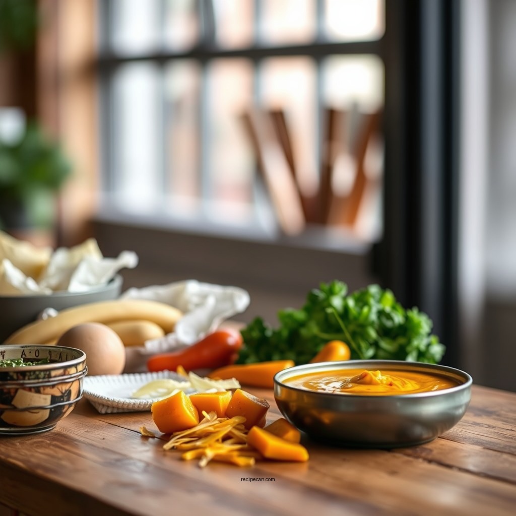 Ingredients You'll Need - easy recipe butternut squash soup