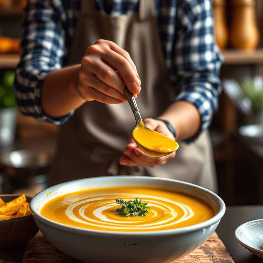 Preparation Steps - easy recipe butternut squash soup