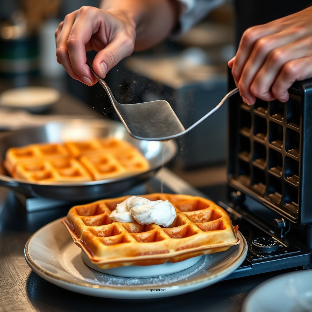 Step-by-Step Instructions - easy recipe for homemade waffles