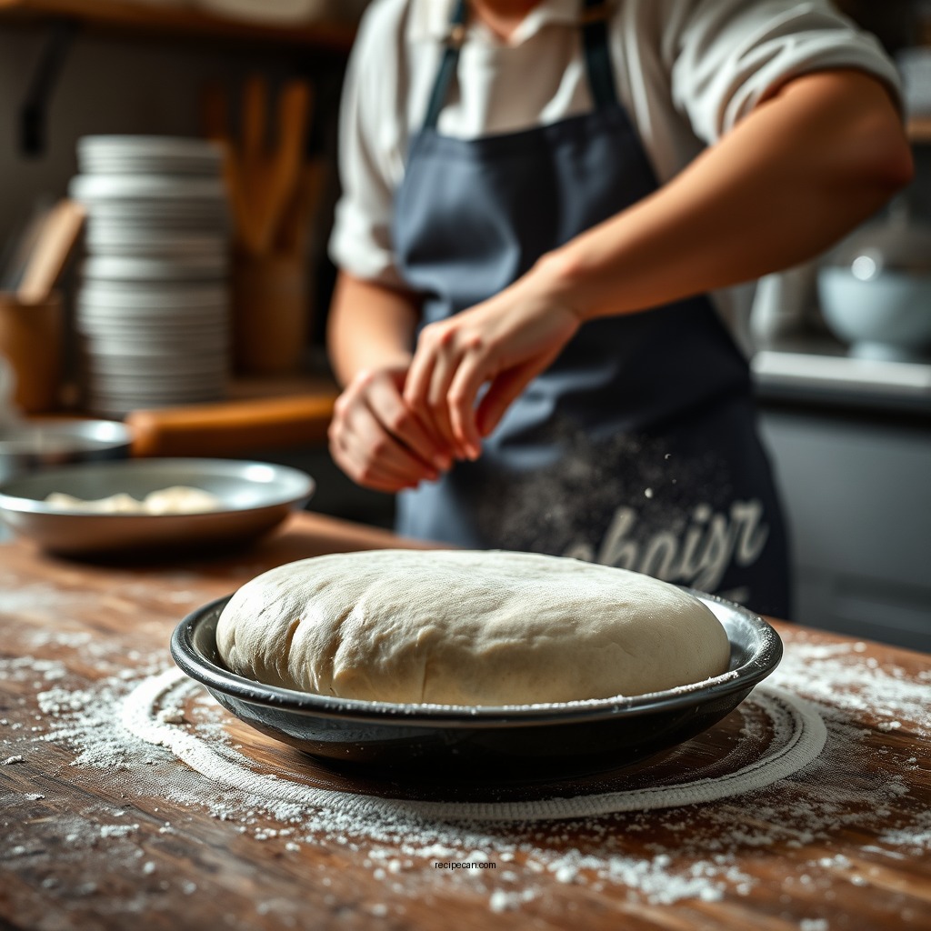 Step-by-Step Dough Preparation - easy roll recipe