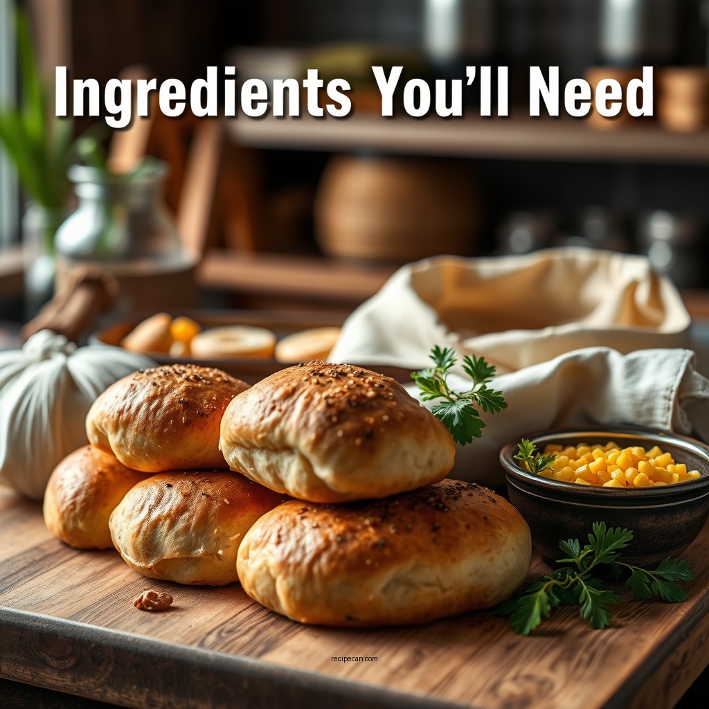 Ingredients You'll Need - easy rolls recipe