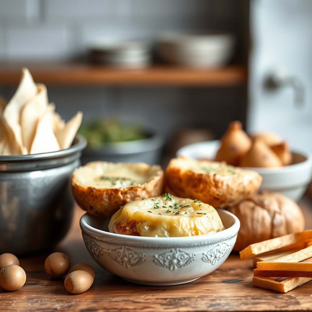 Ingredients You'll Need - easy scalloped potato recipe with cream of mushroom soup