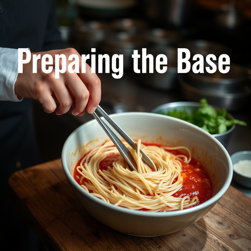 Preparing the Base - easy spaghetti sauce recipe