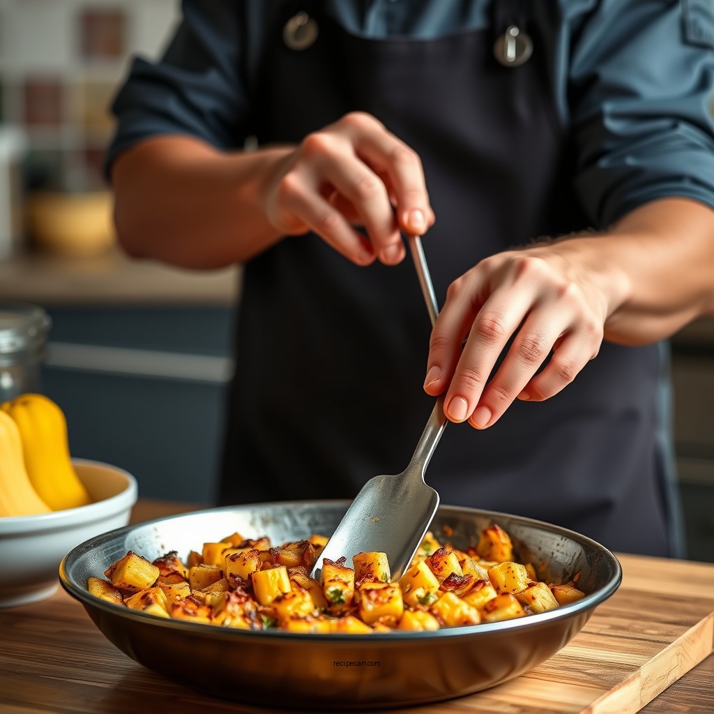 Step-by-Step Preparation - easy squash casserole recipe