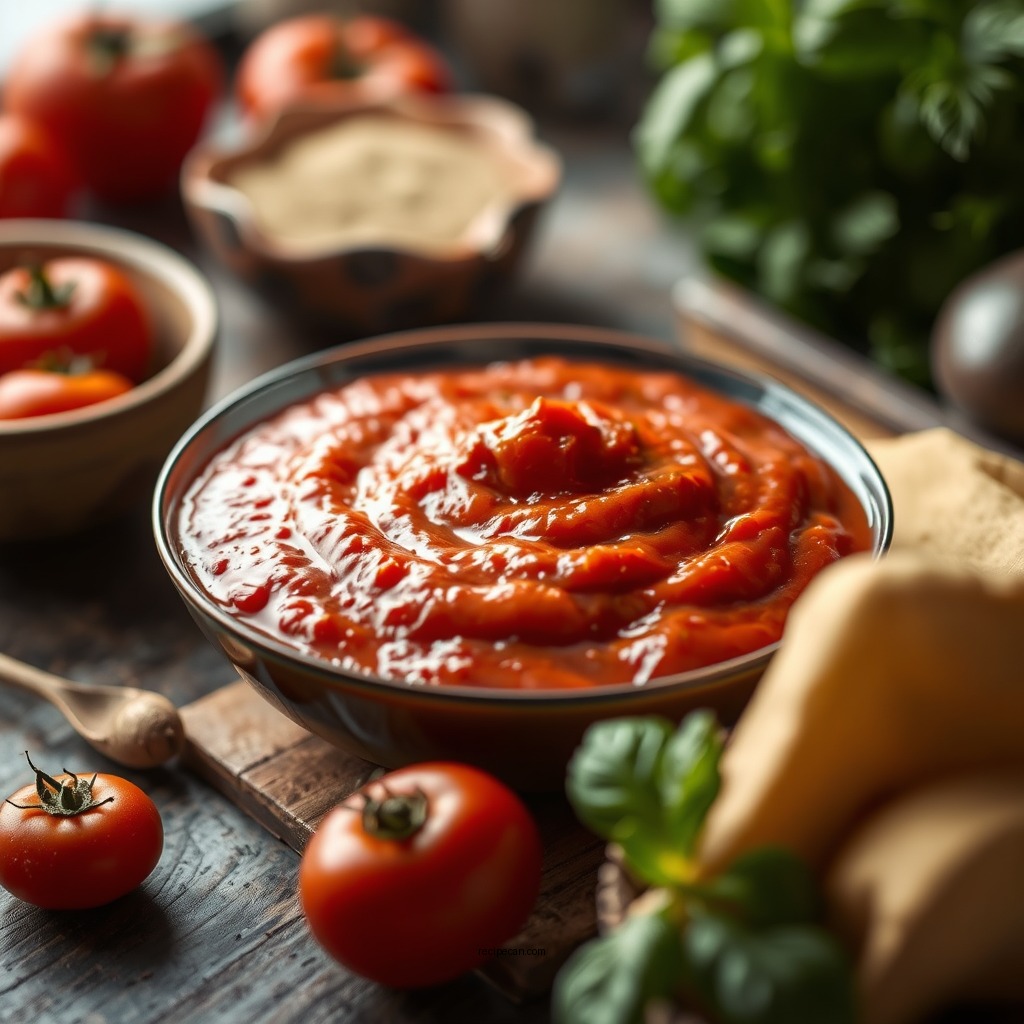 Preparing the Base - easy tomato sauce recipe