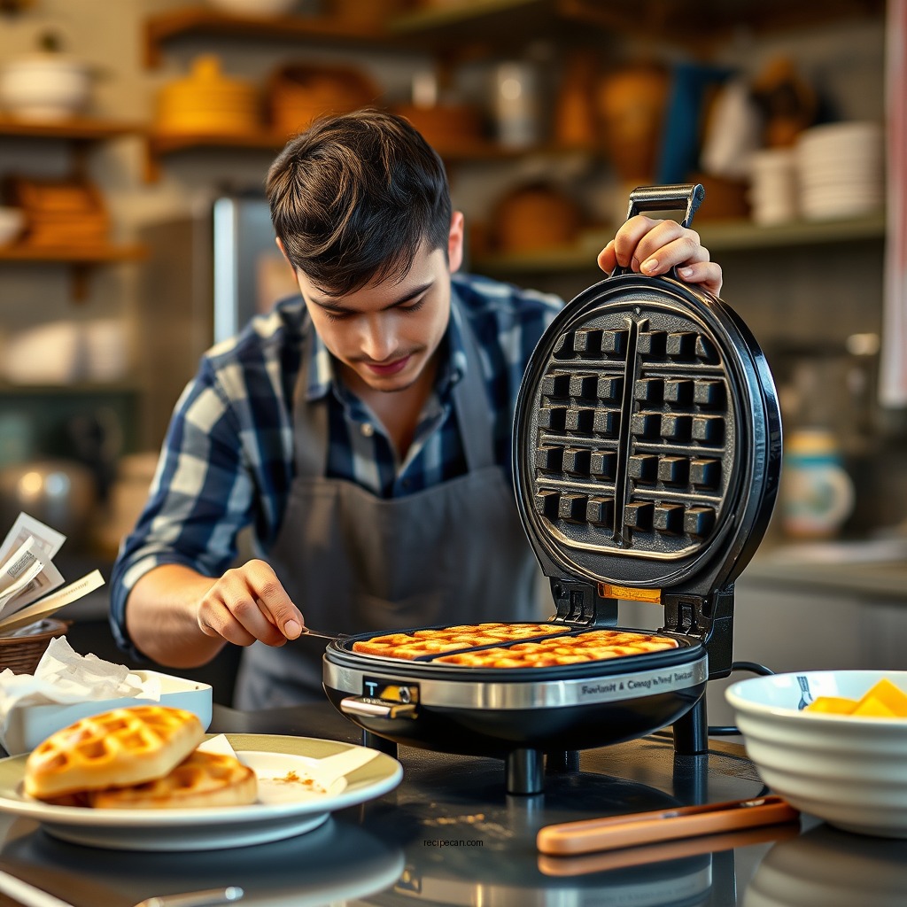 Step-by-Step Instructions - easy waffle recipe waffle maker