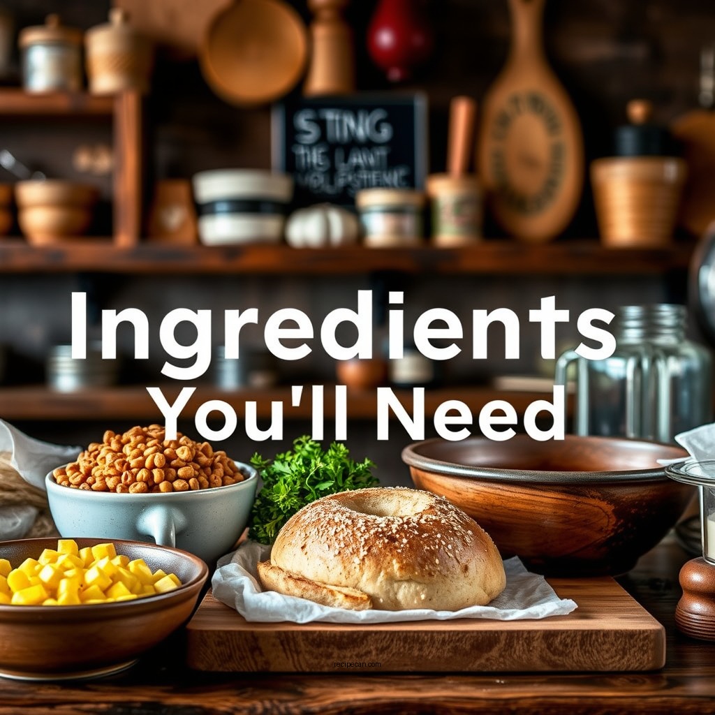 Ingredients You'll Need - easy yeast roll recipe