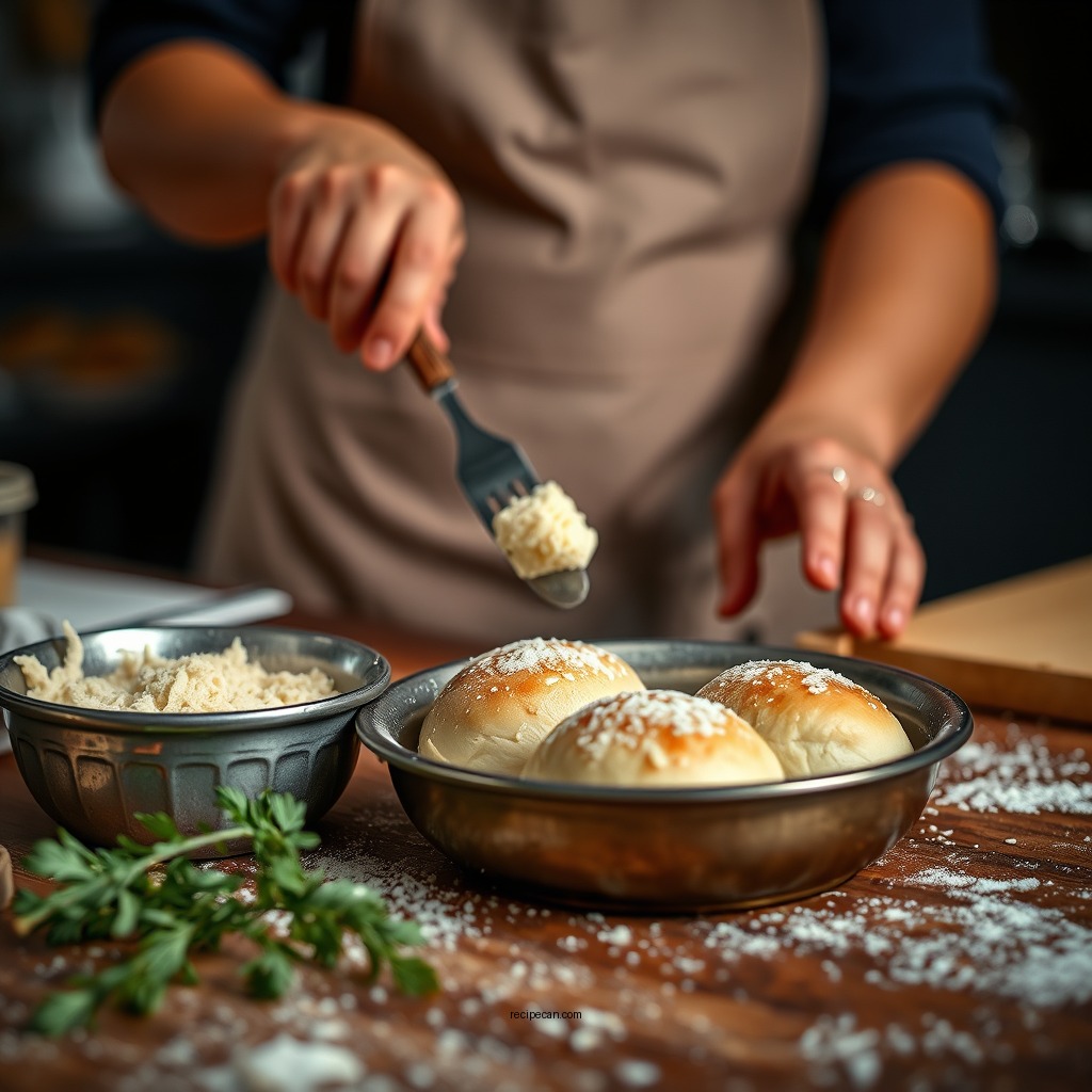 Step-by-Step Preparation - easy yeast rolls recipe