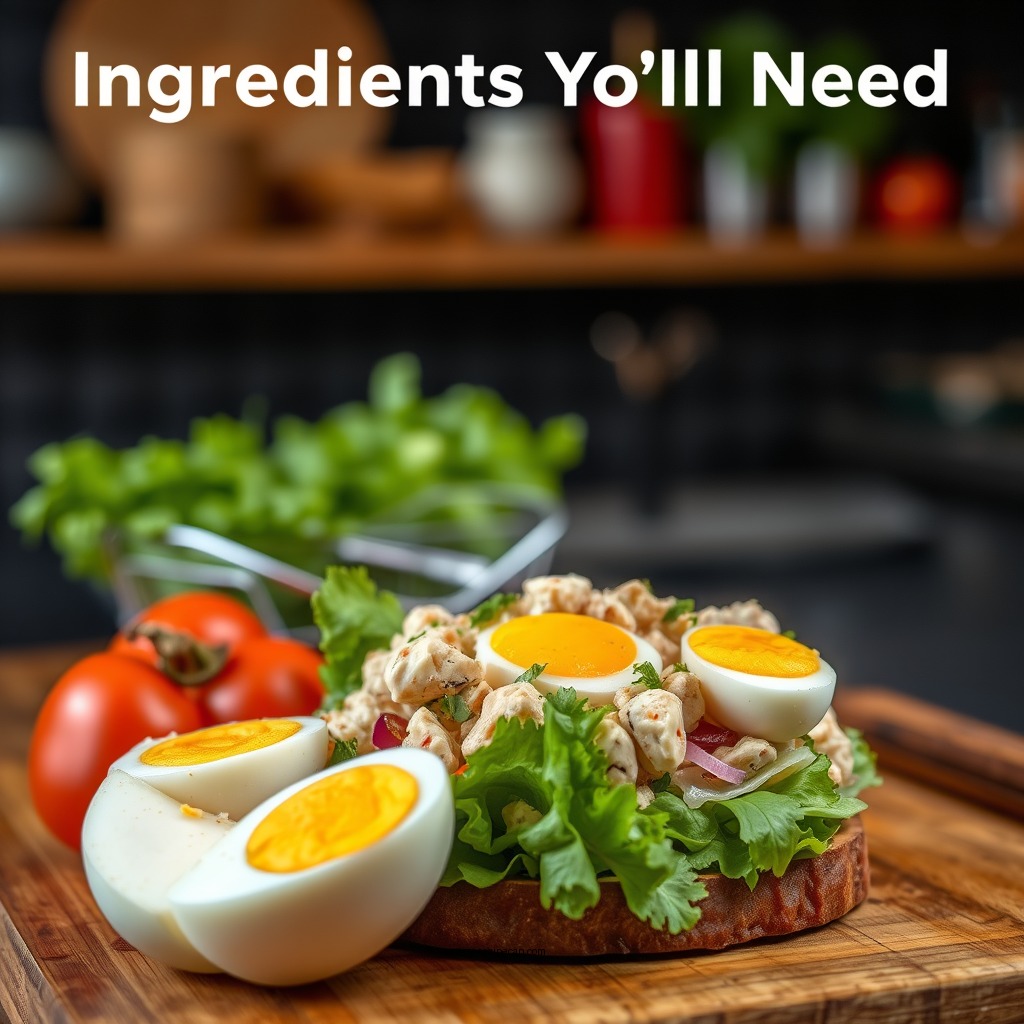 Ingredients You’ll Need - egg chicken salad recipe