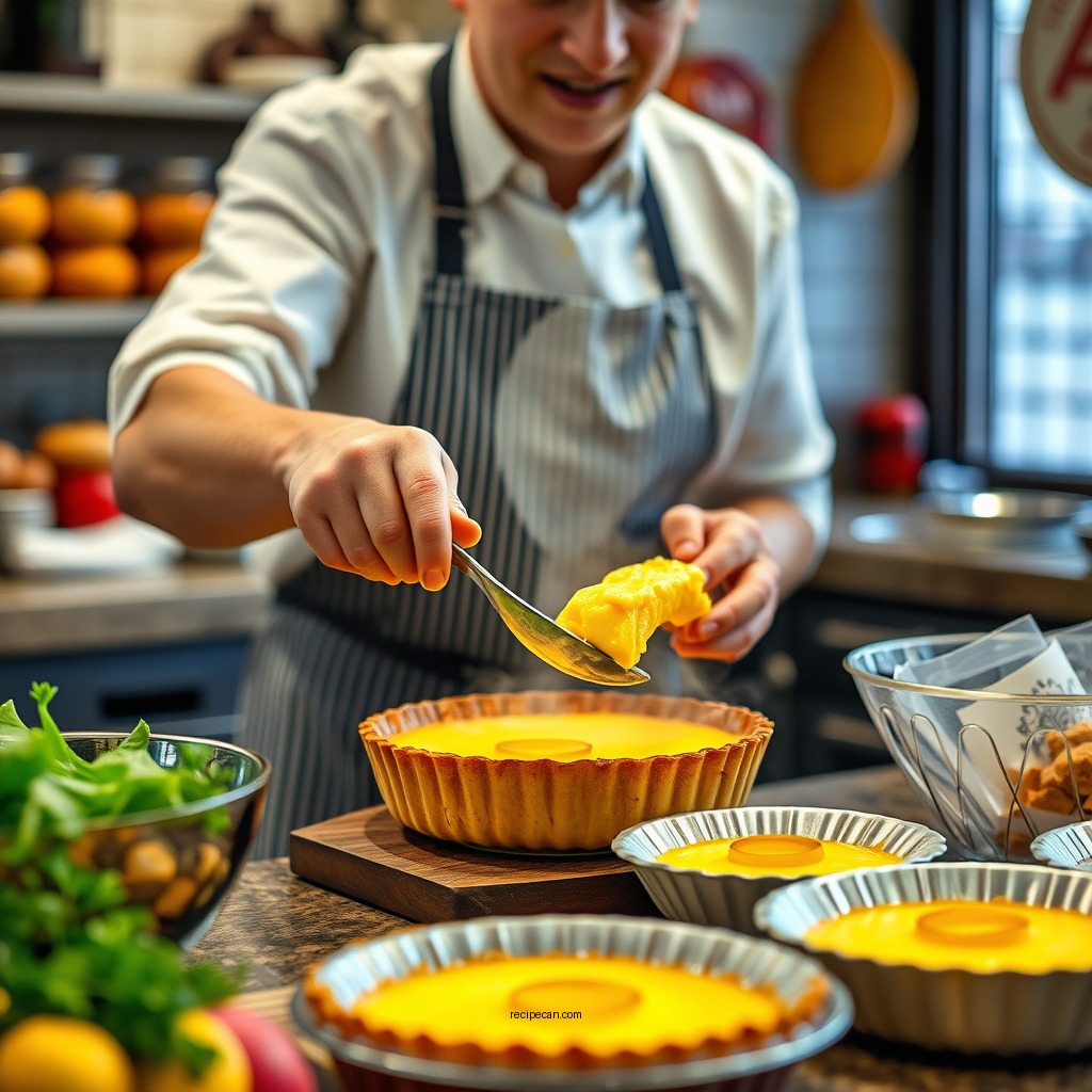 Preparation Steps - egg custard pie recipe easy