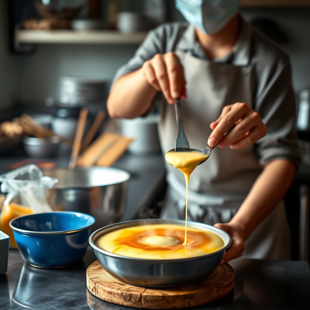 Step-by-Step Preparation - egg custard recipe easy