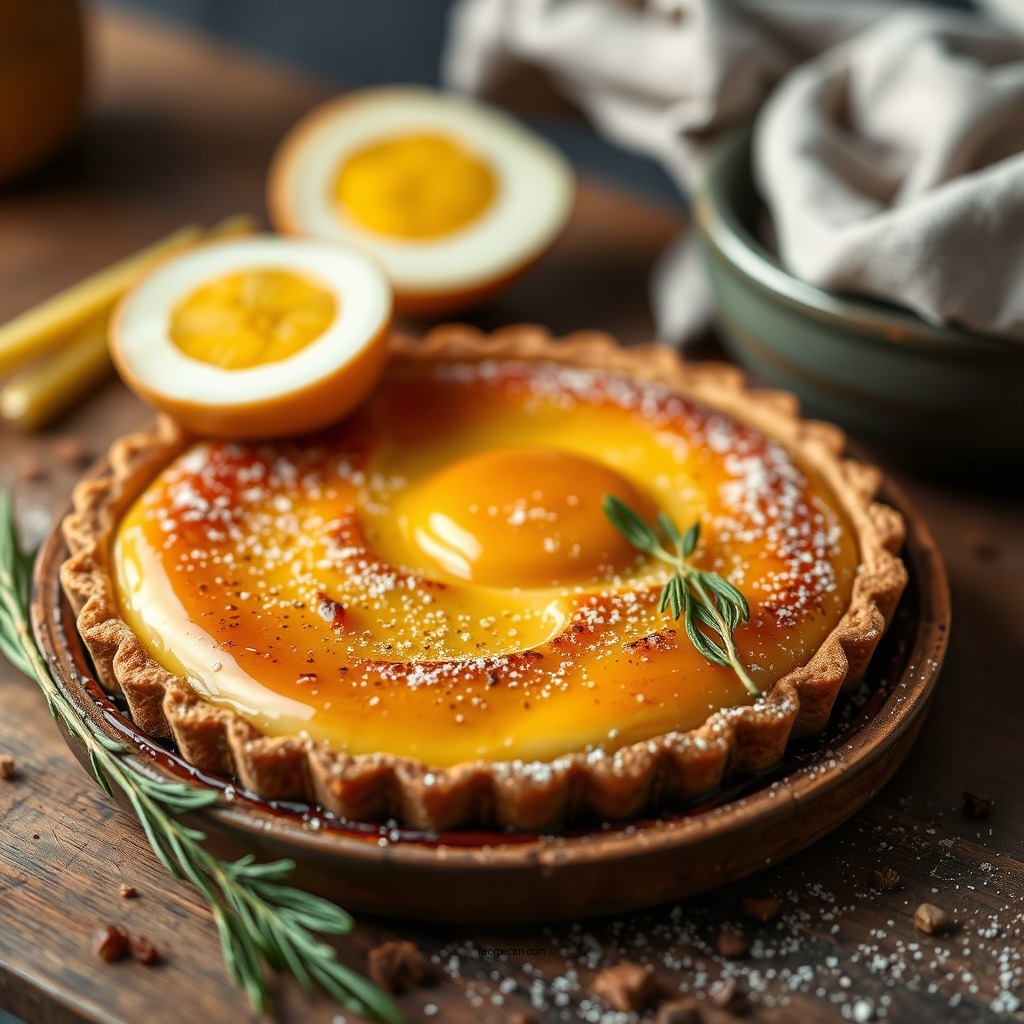 Understanding the Ingredients - egg custard recipe tart