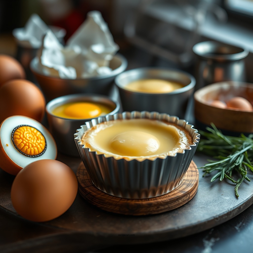 Ingredients You'll Need - egg custard tart recipe