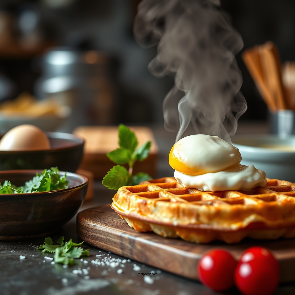 Ingredients for Egg-Free Waffles - egg free waffle recipe