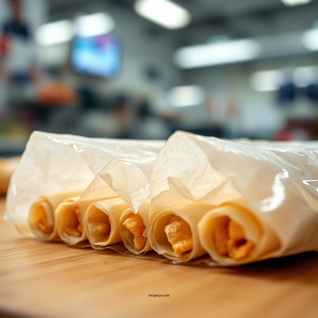 Rolling Out the Wrappers - egg roll wrapper recipe
