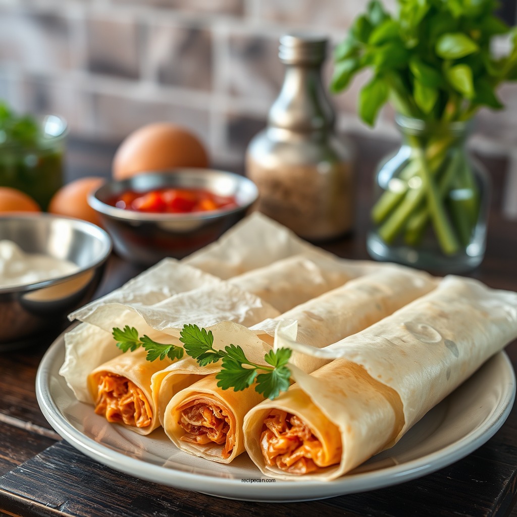 Ingredients You'll Need - egg roll wraps recipe