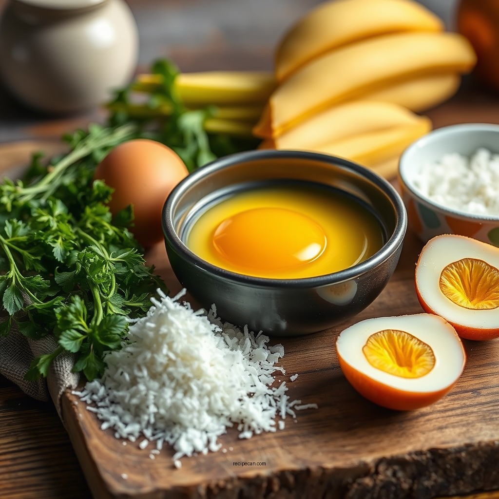 Ingredients You'll Need - egg yolk custard recipe