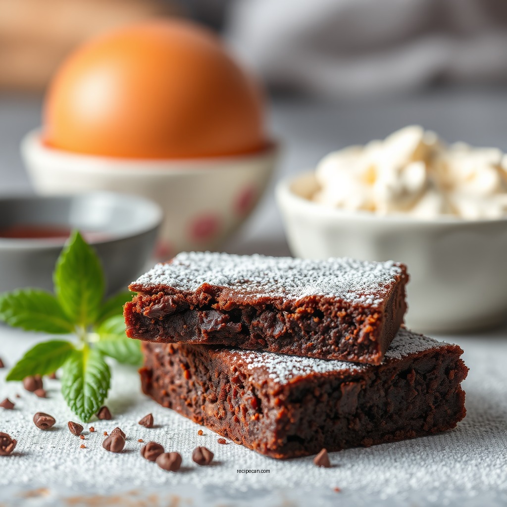 Baking Instructions - eggless brownie recipe