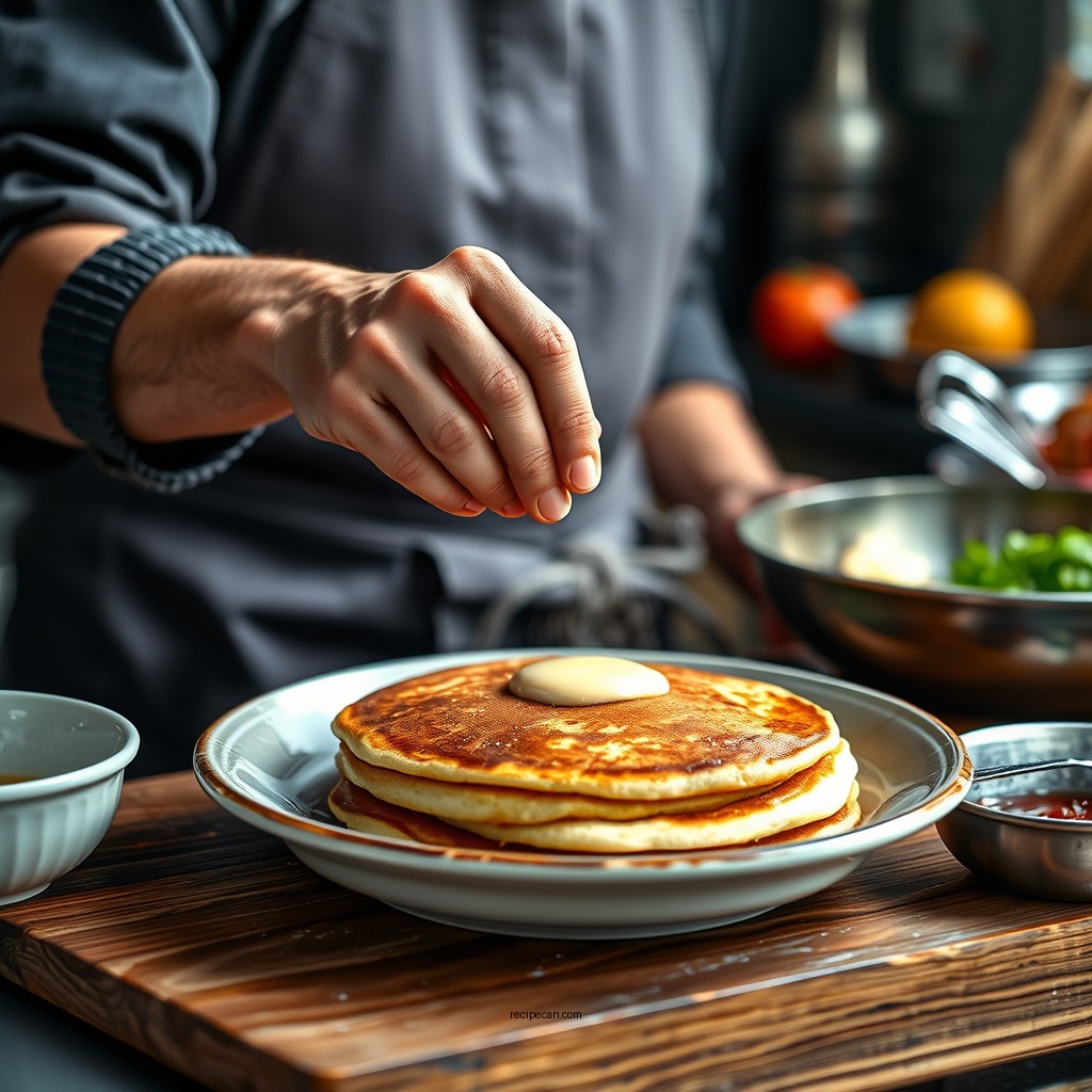 Step-by-Step Preparation Process - eggless pancakes recipe