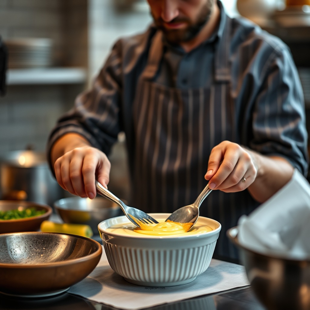 Step-by-Step Preparation - eggless pudding recipe