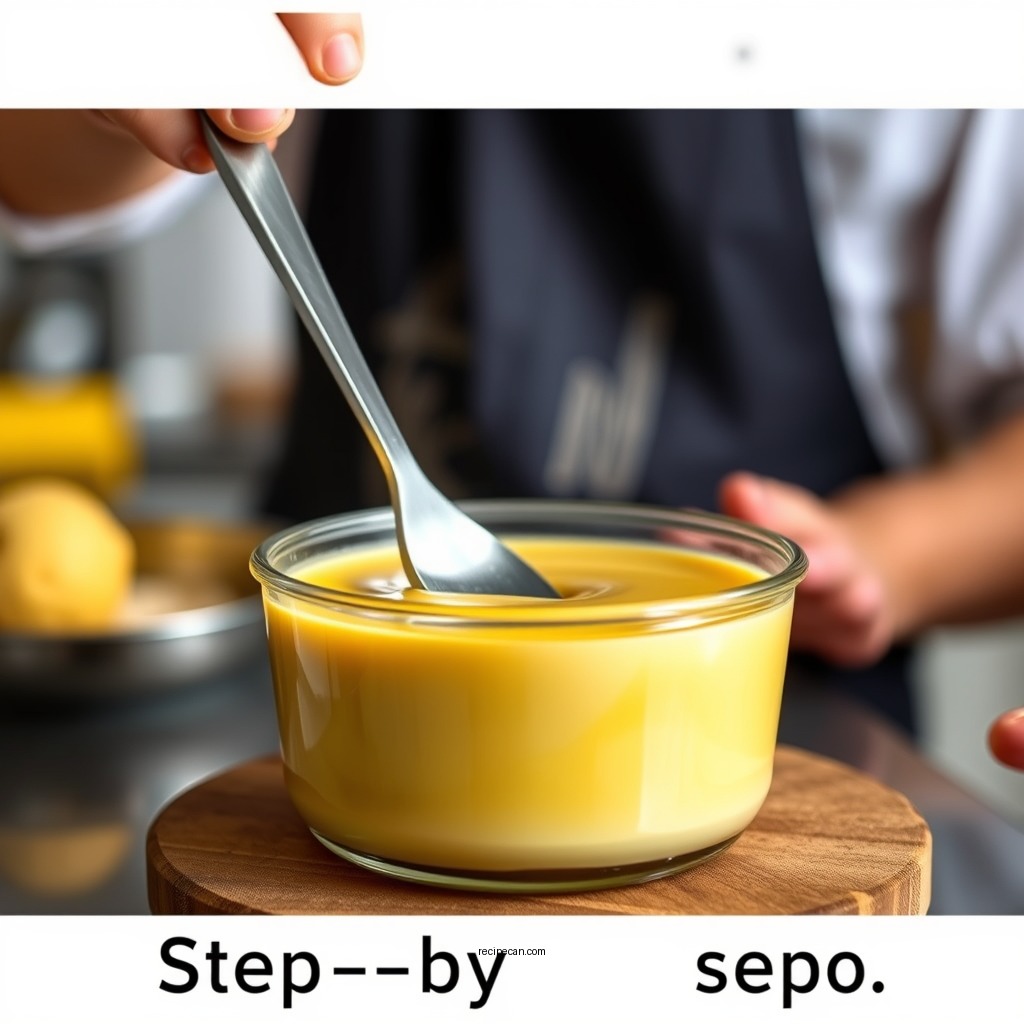Step-by-Step Preparation - english custard recipe