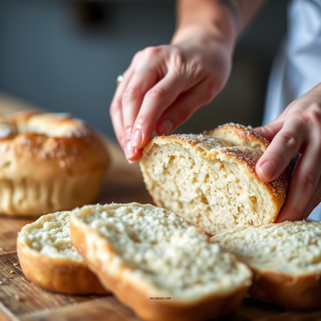 Shaping and Second Rise - english muffin bread recipe