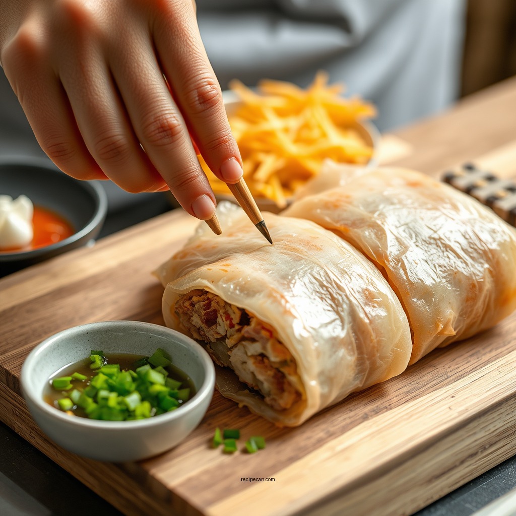 Preparing the Ingredients - enoki beef roll recipe