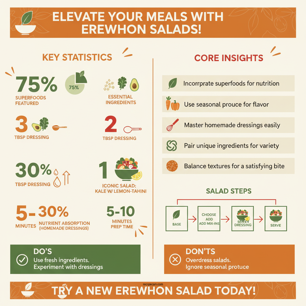 erewhon salad recipes - Data Infographic and Statistics