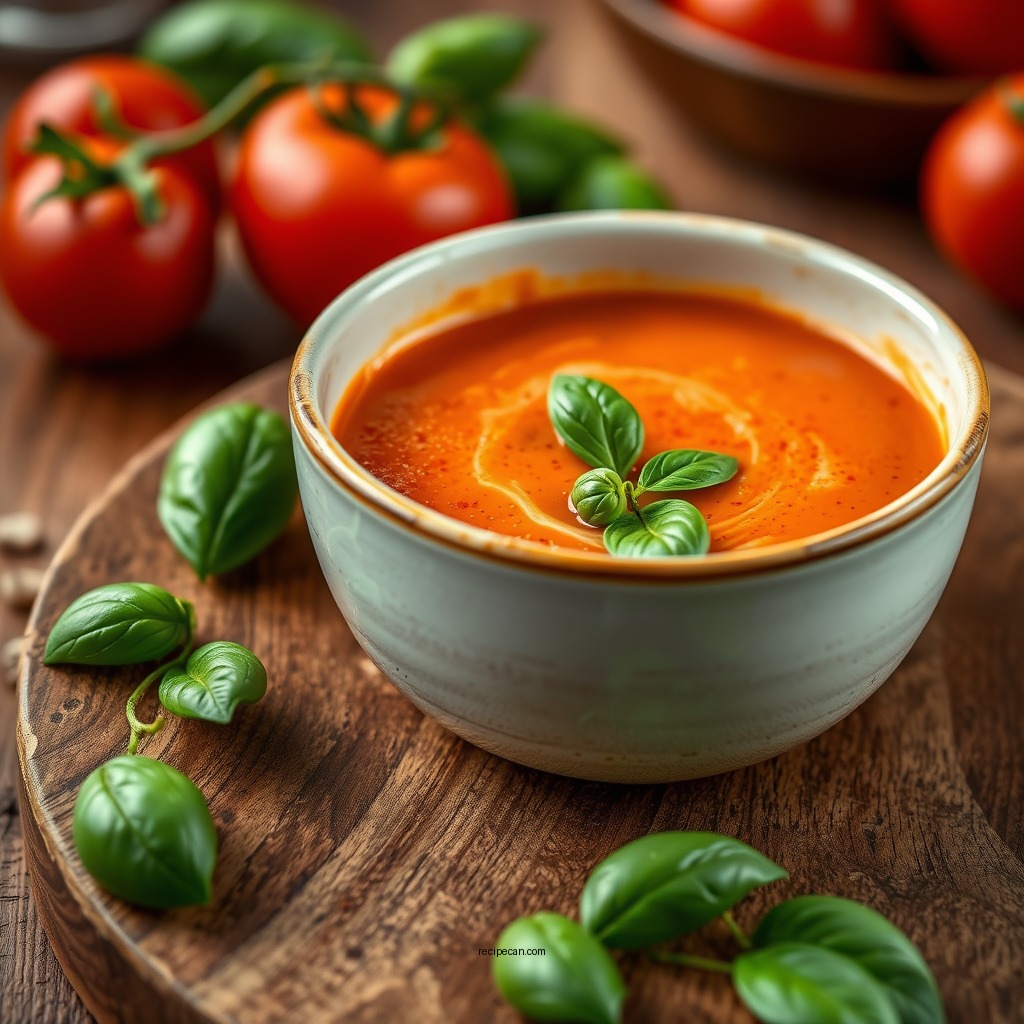 Creamy Tomato Basil Soup - erin french soup recipes