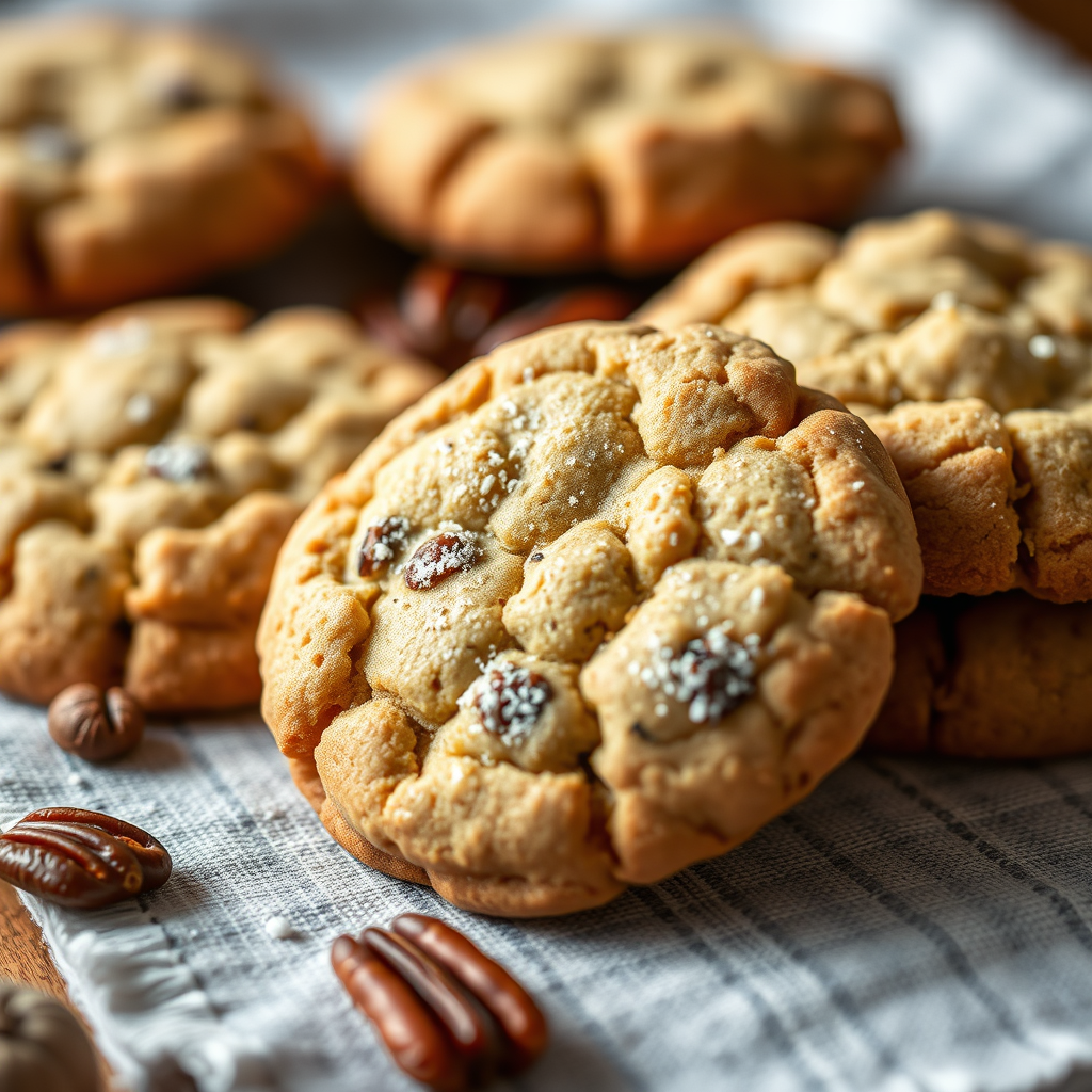 Maple Pecan Cookies - fall cookie recipes