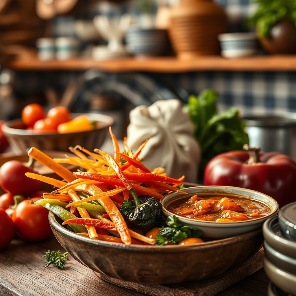 Preparing Your Vegetables - fall harvest soup recipe