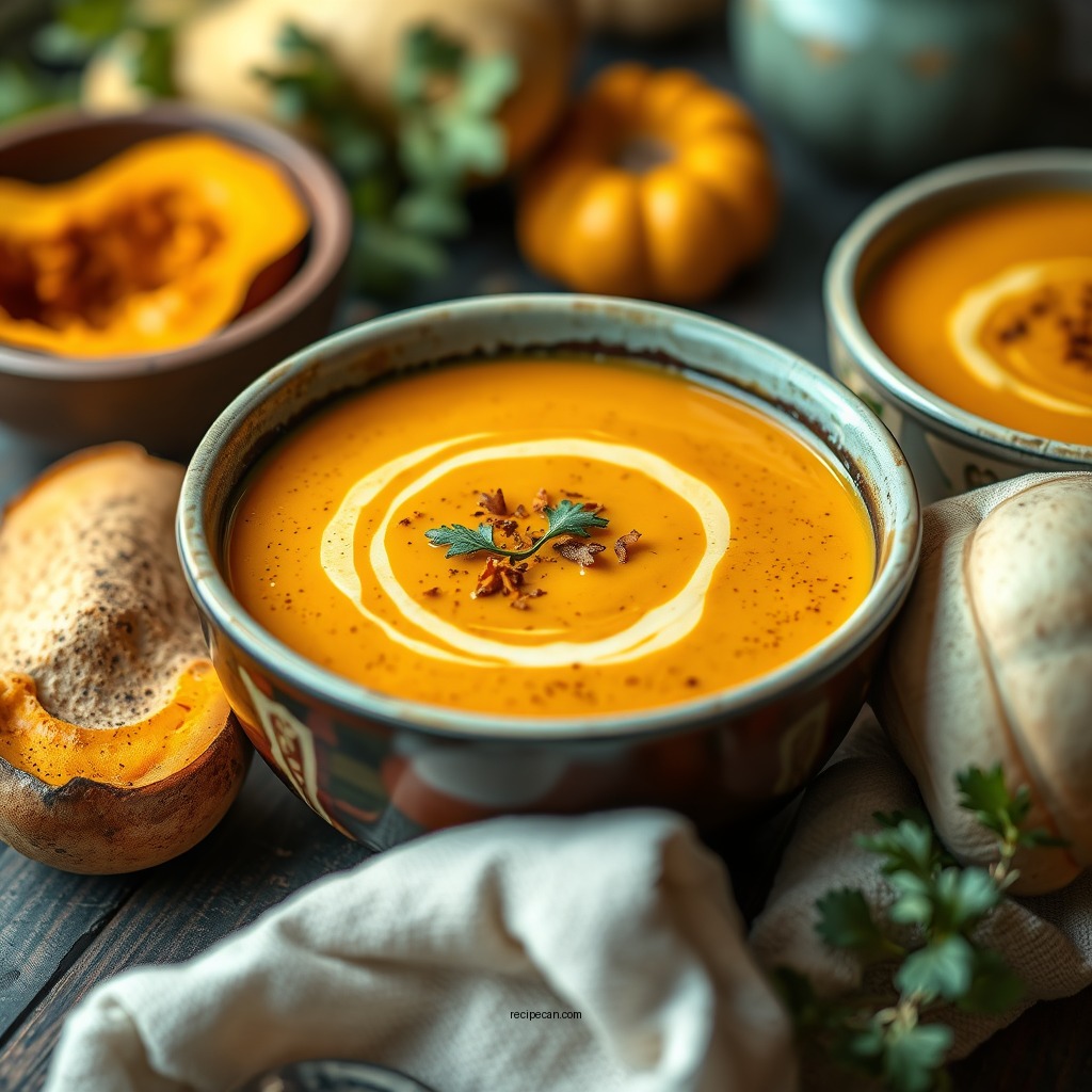 Hearty Squash Soups - fall squash recipes