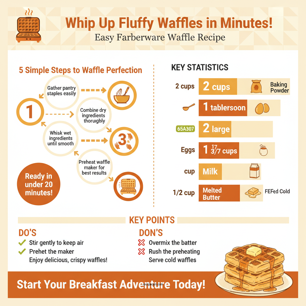 farberware waffle recipe - Data Infographic and Statistics