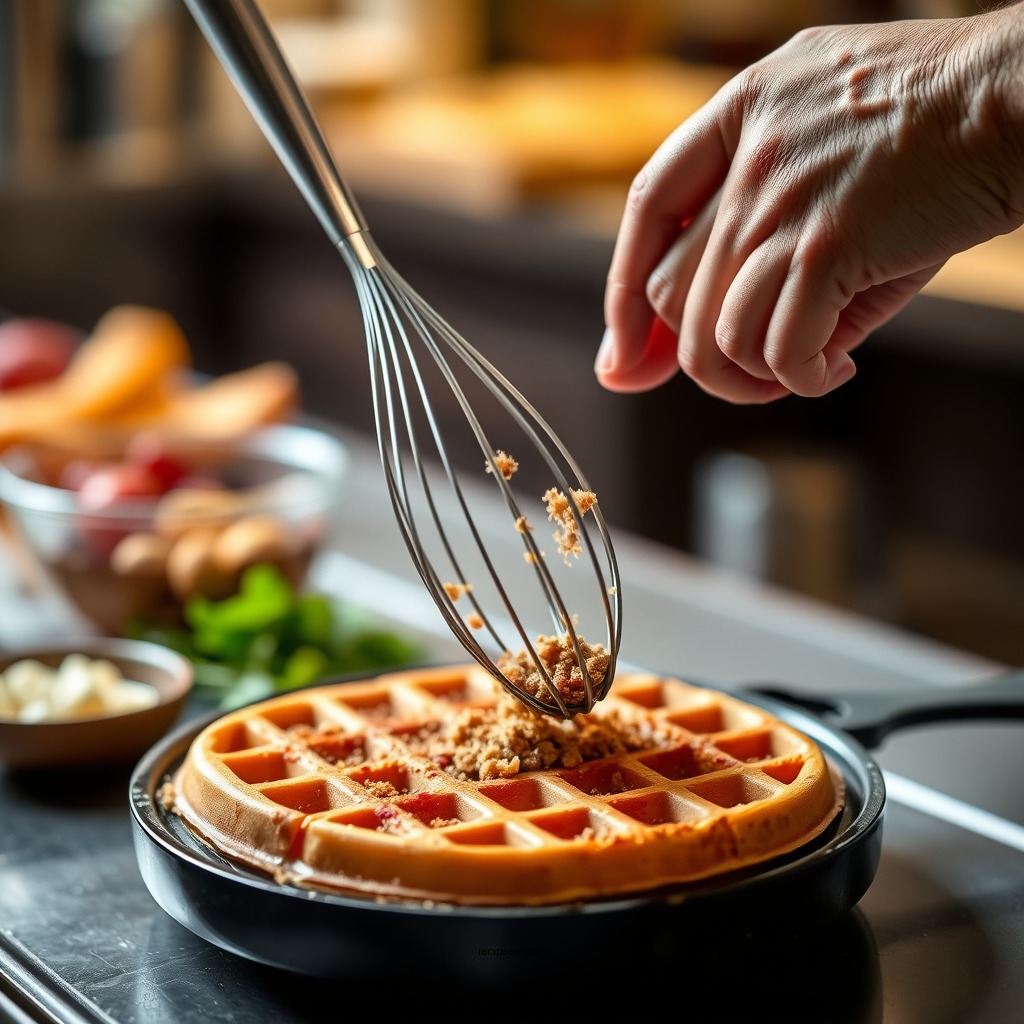 Mixing the Ingredients - farberware waffle recipe