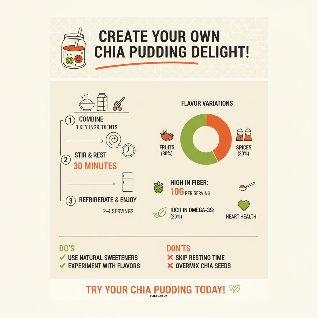 farmer's fridge chia pudding recipe - Data Infographic and Statistics