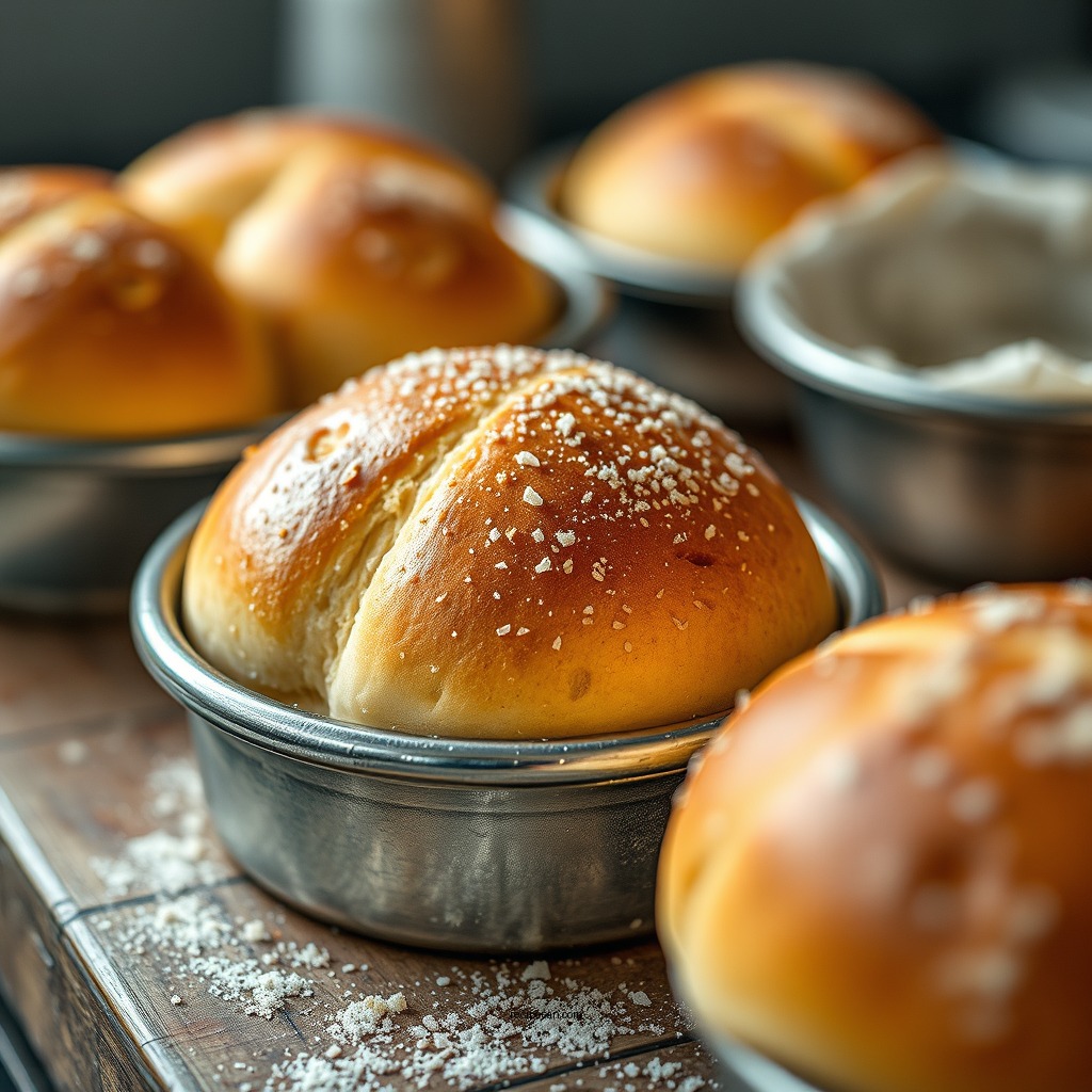 Shaping the Rolls - fast bread rolls recipe