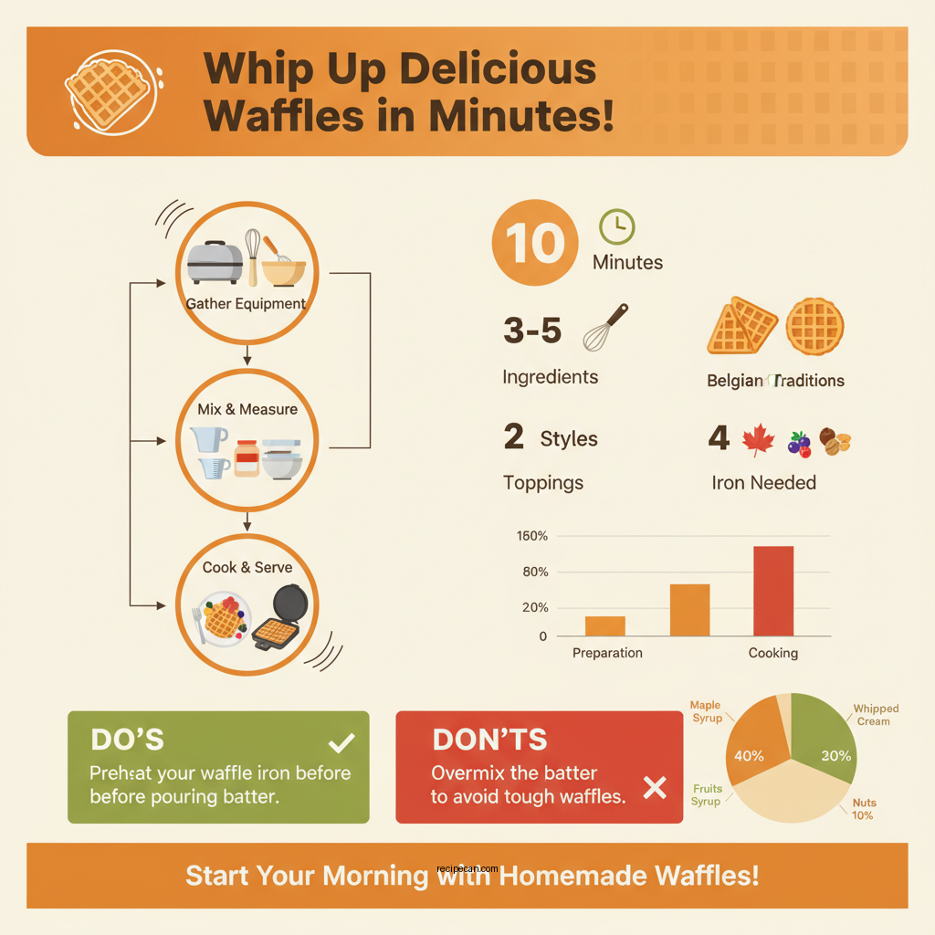 fast waffle recipe - Data Infographic and Statistics