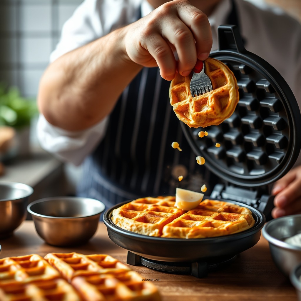 Step-by-Step Preparation - fast waffle recipe