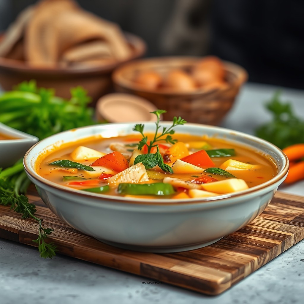 Simple Vegetable Soup Recipe - fasting soup recipes