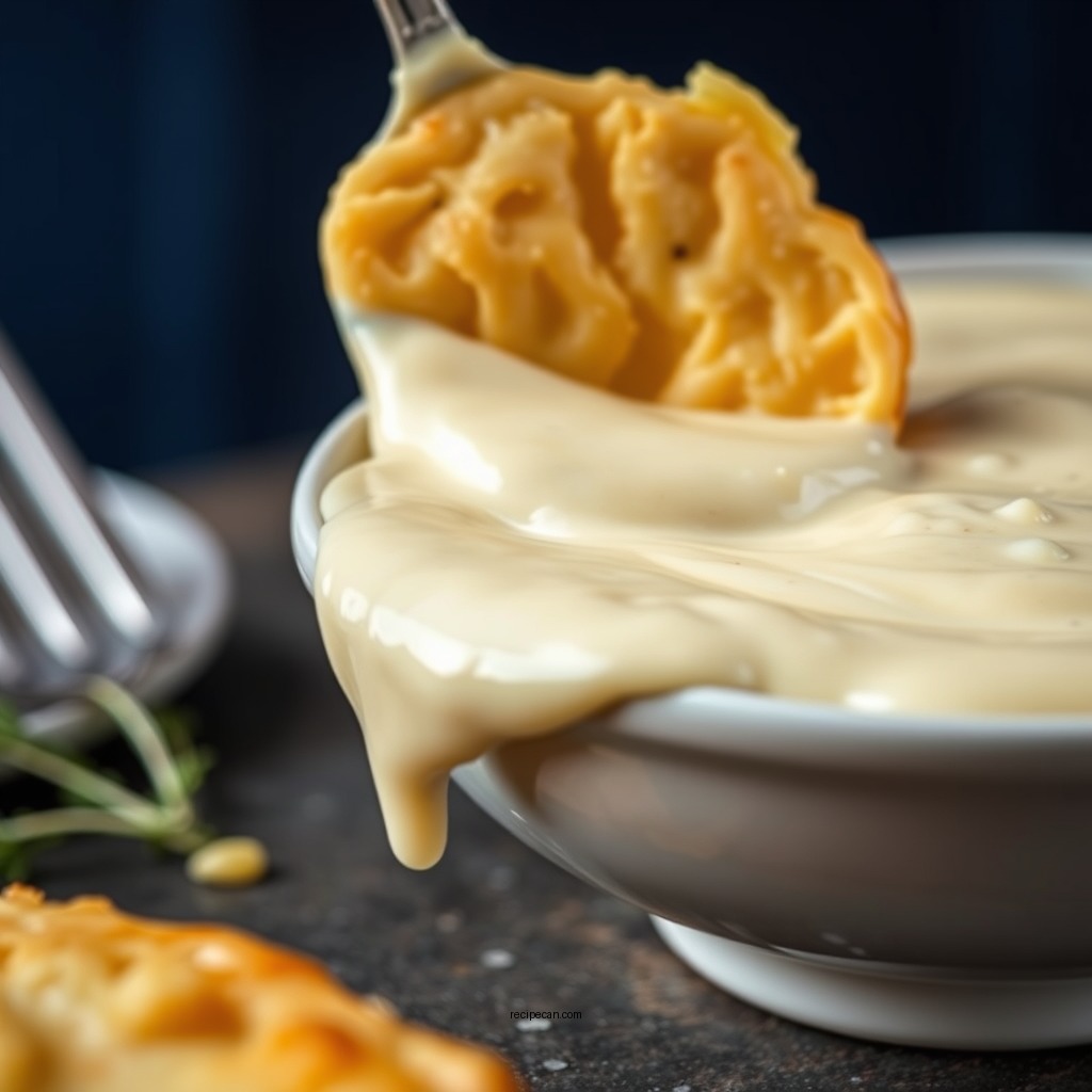 Making the Creamy Sauce - fish pie recipe
