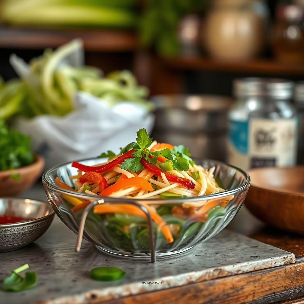 Thai Green Papaya Salad (Som Tum) - fish sauce recipes