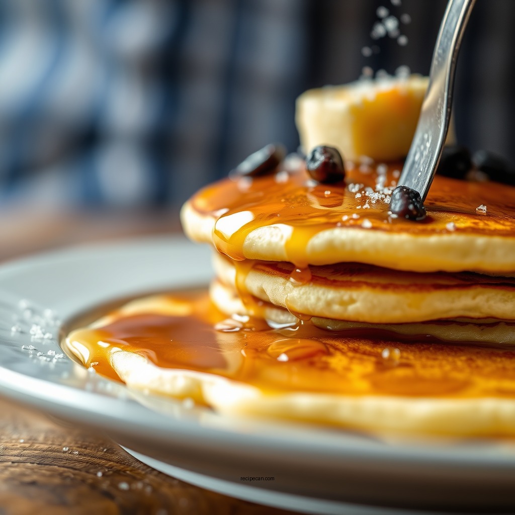 Cooking the Pancakes - fluffy pancakes recipe