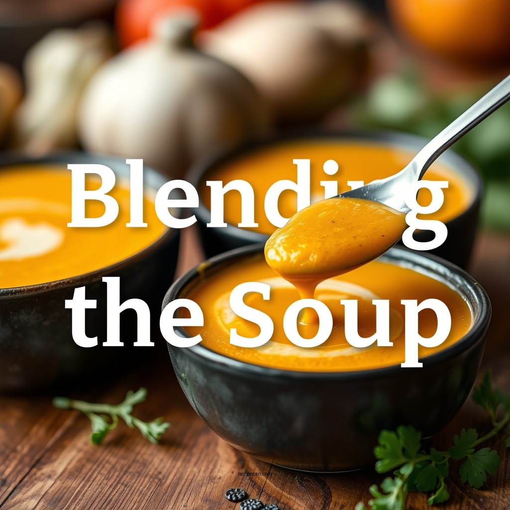 Blending the Soup - food + home fall 2015 butternut squash soup recipe