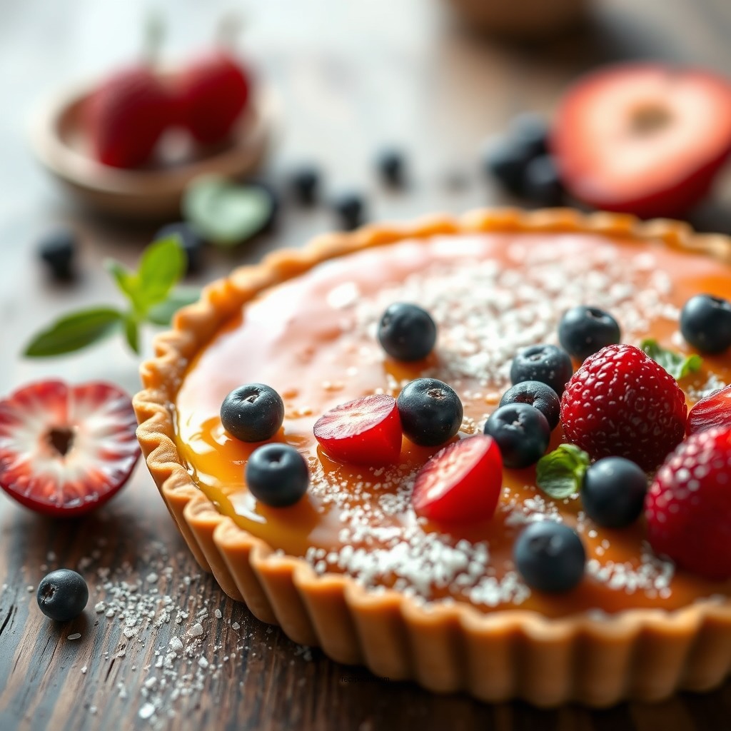 Classic Fruit Tart Recipe - food tart recipes