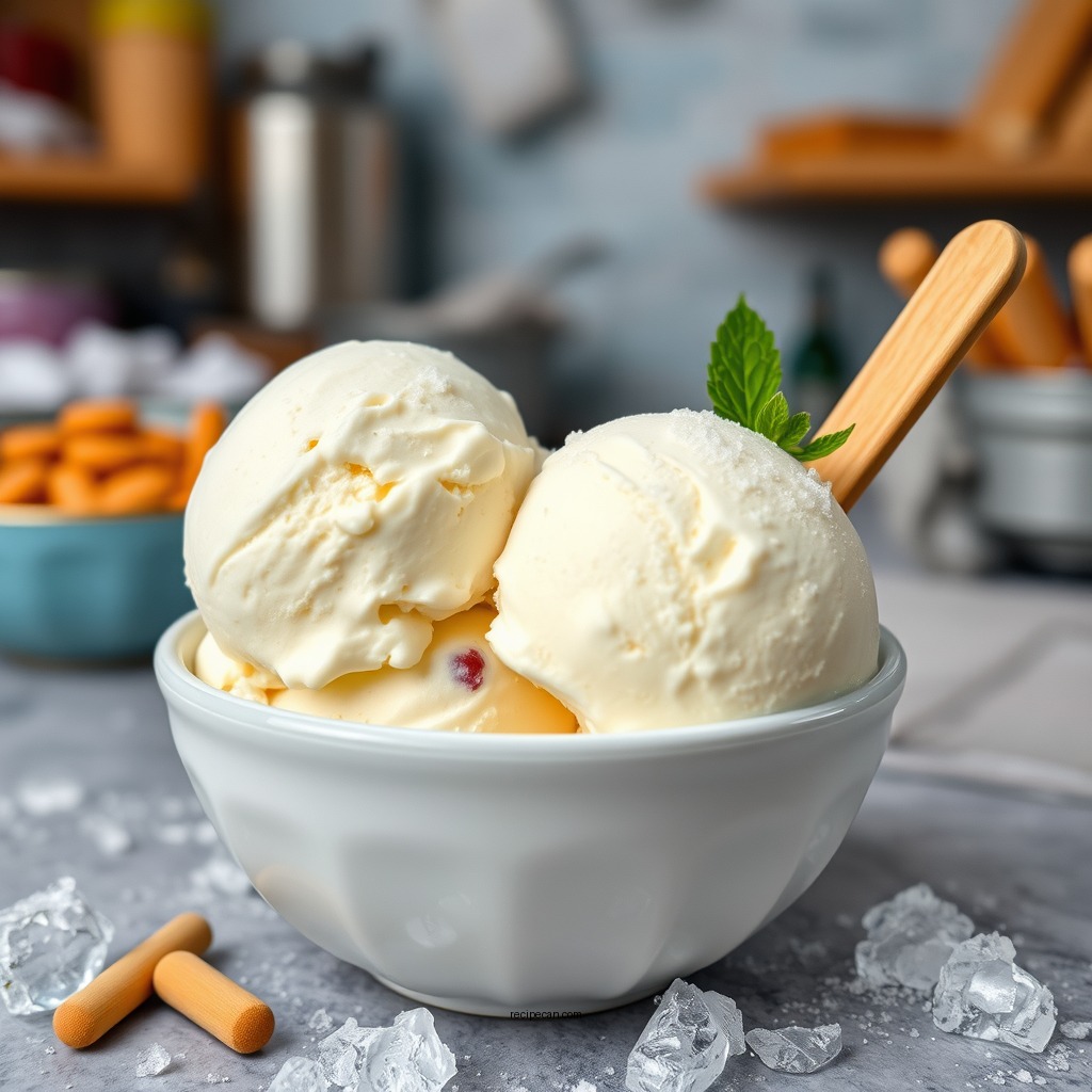 Basic Ingredients for Freezer Ice Cream - freezer ice cream recipe
